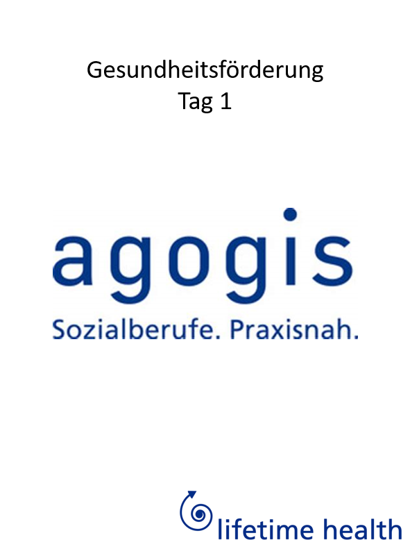 Titelbild für Agogis: Gesundheitsförderung Teil 1 (Distance Learning)
